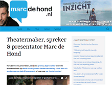 Tablet Screenshot of marcdehond.nl